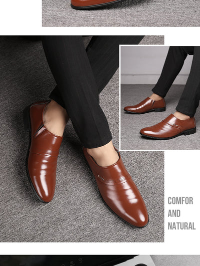 Zapatos de Cuero Puntiagudos Casuales - Image 7