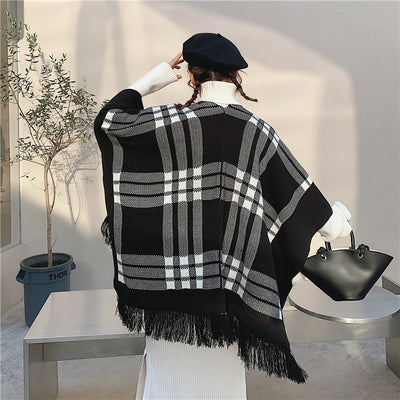 Chal Bufanda Cuadrille Cálido para Mujer - Estilo Casual - Image 10