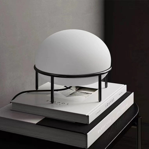 Lámpara de Mesita Nórdica con Cristal Estilo Japonés Minimalista
