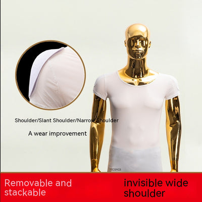 Camiseta Moldeadora con Relleno de Hombros Invisible para Hombre - Image 20