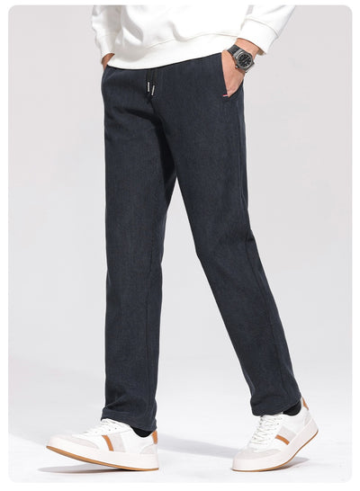 Pantalones Casuales Slim Fit Forrados en Fleece - Versátiles y Modernos - Image 16