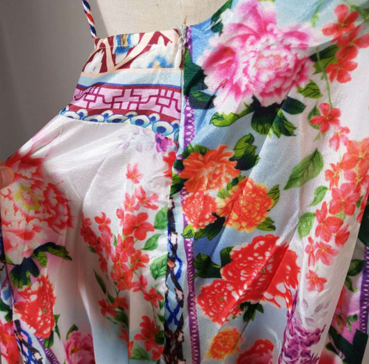 Falda Larga Estampada con Tirantes para Playa y Vacaciones - Image 11