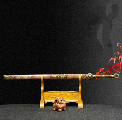 Espada Integral Jinsheng Acero Manganeso Alto - Pieza de Colección Premium Sin Filo - Image 3