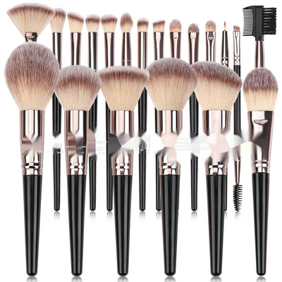 Set Profesional de Brochas de Maquillaje - Base, Sombras e Iluminador - Image 10