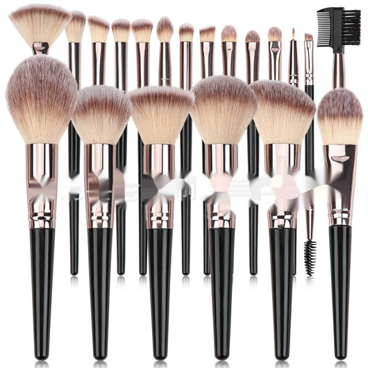 Set Profesional de Brochas de Maquillaje - Base, Sombras e Iluminador - Image 10