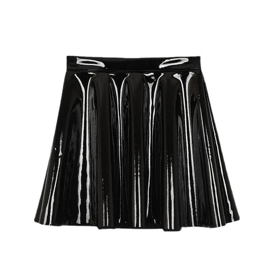 Falda de Cuero PU Brillante para Mujer - Estilo Moderno y Sofisticado - Image 3