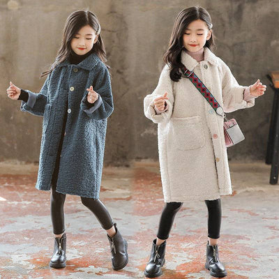 Chaqueta Acolchada para Niña con Forro de Borrego - Otoño e Invierno - Image 11