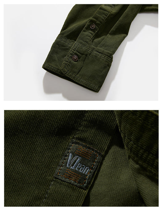 Camisa de Trabajo Talla Grande para Hombre - Algodón Manga Larga Deportiva - Image 12