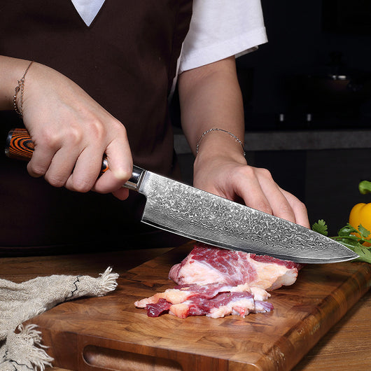 Cuchillo de Chef Damasco de 8 Pulgadas VG - Image 9