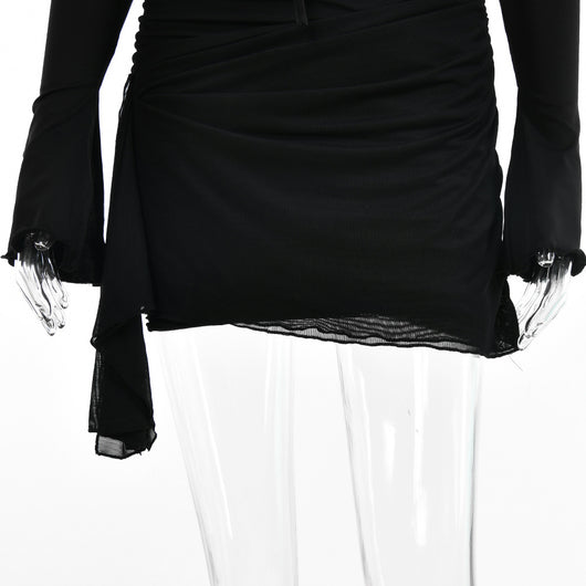 Vestido Túnica Irregular con Tirantes Ajustado para Verano - Image 7