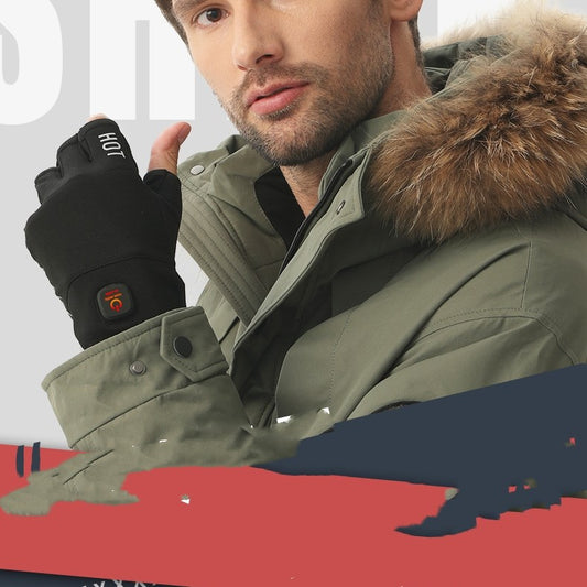 Guantes Calefactores con Carga USB - Dedos Libres - Image 2