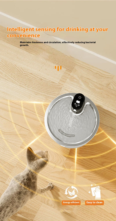 Fuente de Agua para Gatos Acero Inoxidable con Calentamiento Continuo - Image 19