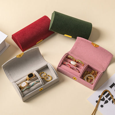 Caja Organizadora de Joyas Compacta para Mujeres