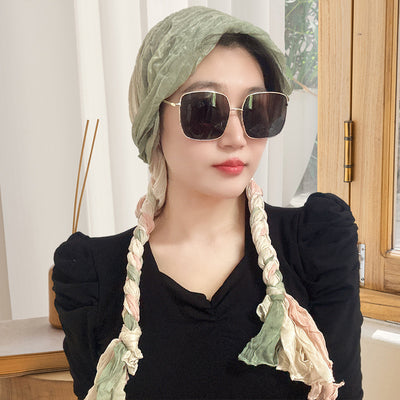 Pañuelo Tejido a Mano con Trenza para Niñas - Accesorio de Moda Delgado - Image 25