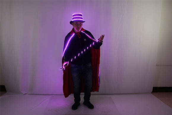 Capa LED Brillante para Cosplay, Jazz y Danzas Mágicas