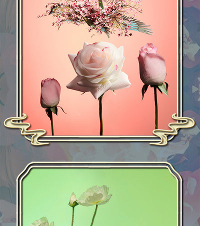 Puzzle Metálico Grúa Floral - Modelo 3D Armable Hecho a Mano - Image 9
