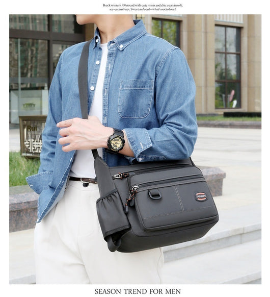 Bolsa Mensajera Casual de Gran Capacidad para Hombre - Image 14