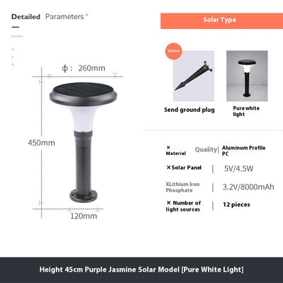 Lámpara Solar LED para Patio y Jardín - Image 4