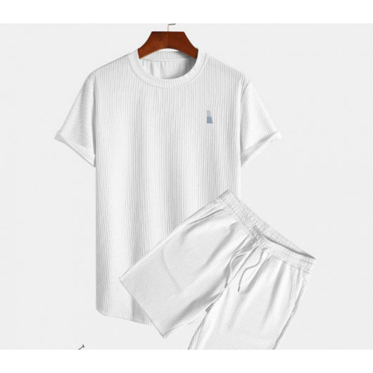 Conjunto Deportivo Hombre Cuello Redondo Manga Corta Ajuste Holgado - Image 3