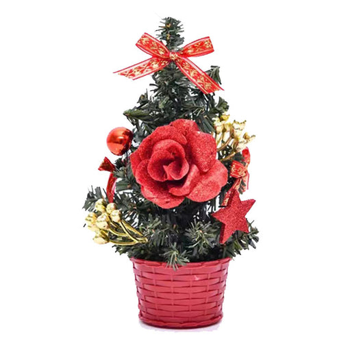 Árbol Navideño Miniatura PVC con Luces LED para Escritorio - Image 10