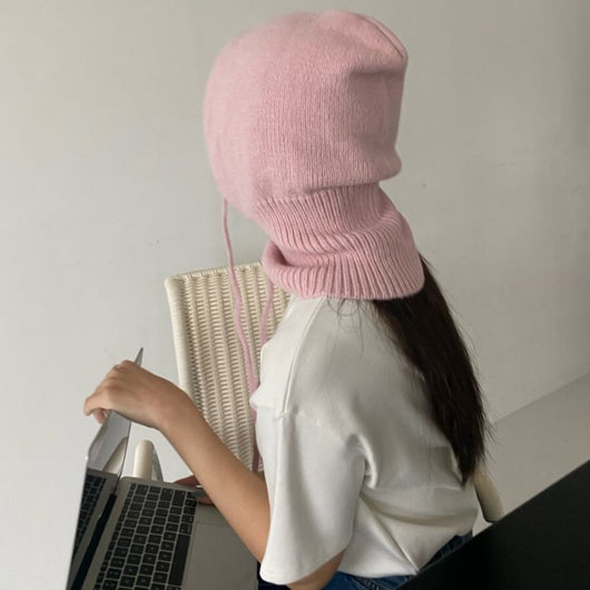 Gorro Tejido con Cordón y Bufanda - Diseño Adorable Trending - Image 6