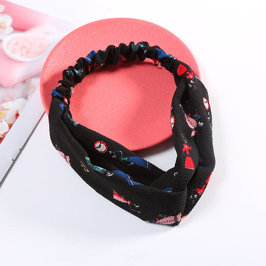 Diadema Coreana de Tela Cruzada - Image 3