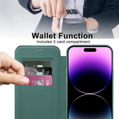 Funda Protectora con Cargador Inalámbrico Transparente y Soporte para Tarjetas - Image 20
