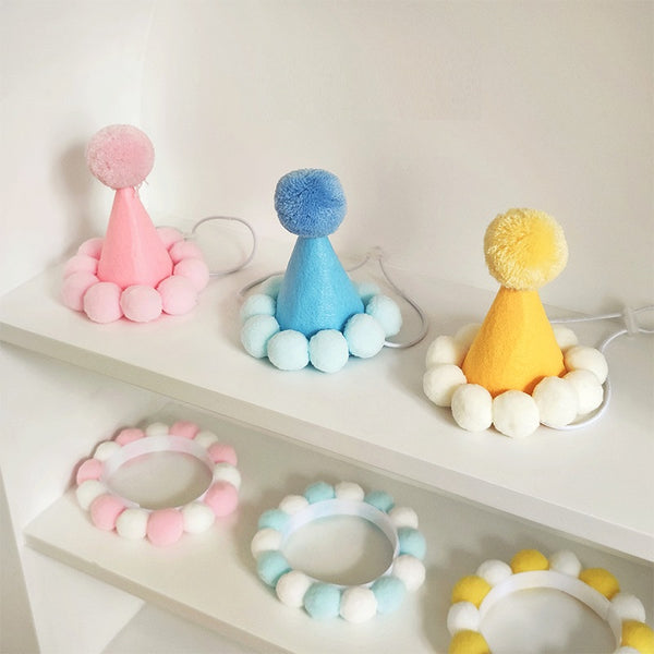 Sombrero de Cumpleaños para Mascotas - Accesorios Fotográficos Adorables