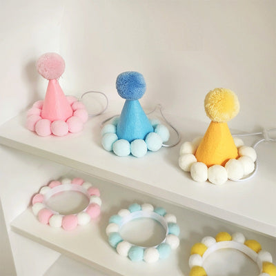 Sombrero de Cumpleaños para Mascotas - Accesorios Fotográficos Adorables