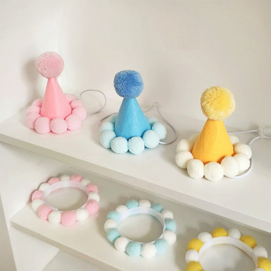 Sombrero de Cumpleaños para Mascotas - Accesorios Fotográficos Adorables