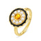 Pearl Ring Ladies' Temperament All-match Index Finger Ring Amber Adjustable