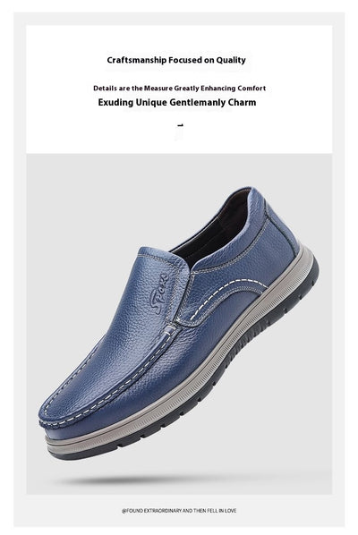 Zapatos Casuales de Cuero Impermeables y Ligeros para Hombre - Image 8