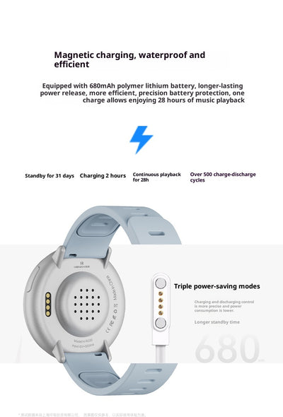 Reloj Deportivo Inteligente con Reproductor Bluetooth y Alarma para Estudiantes - Image 12