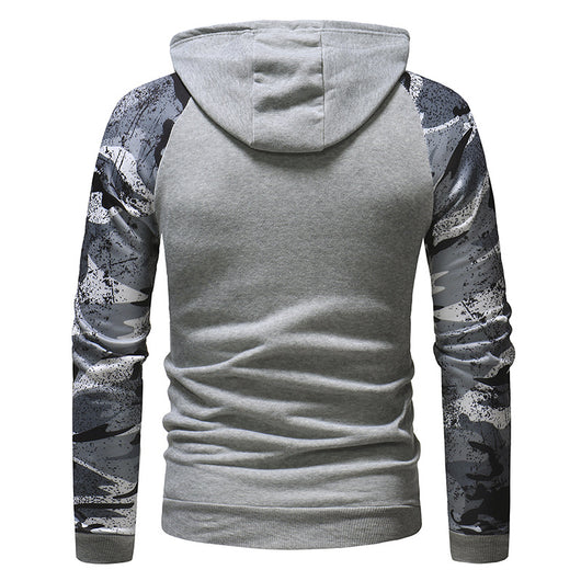 Sudadera de Manga Larga con Estampado Camuflaje para Hombre - Image 13