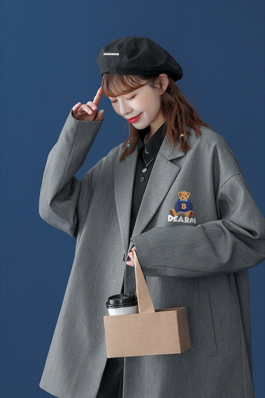 Blazer Femenino Diseño Japonés Minimalista Salt Wear