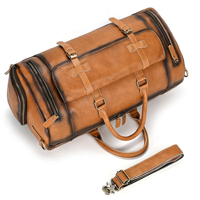 Bolsa de Viaje en Cuero Curtido al Vegetal para Hombre - Image 21