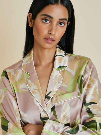Conjunto de Pijamas de Seda para Mujer - Image 5