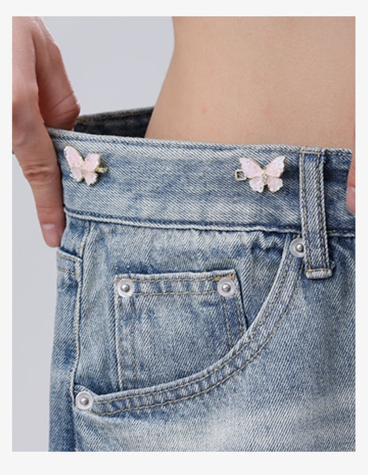 Cinturón de Jeans con Hebilla Mariposa Ajustable - Image 13