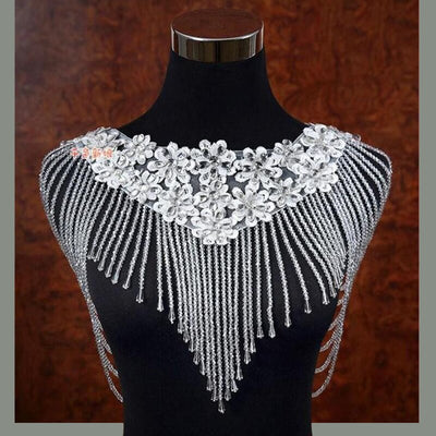Chal Nupcial Artesanal con Cuentas de Cristal - Image 6