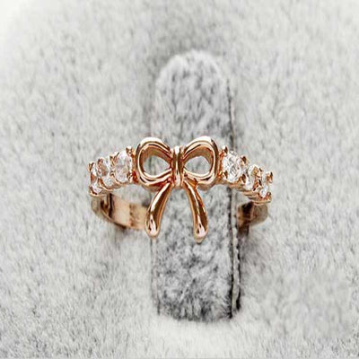 Anillo de Diamante con Moño Elegante - Image 8