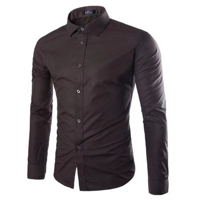 Camisa Polo de Manga Larga sin Planchado para Hombre - Image 2