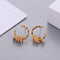 Aretes Personalizados con Números Romanos y Circonita - Elegancia Minimalista