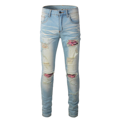 Jeans Slim Fit Efecto Desgastado INS - Image 5