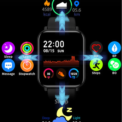 Pulsera Inteligente Recordatorio de Presión Arterial Resistente al Agua - Image 8