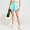 Shorts Deportivos Sueltos de Color Liso para Mujer