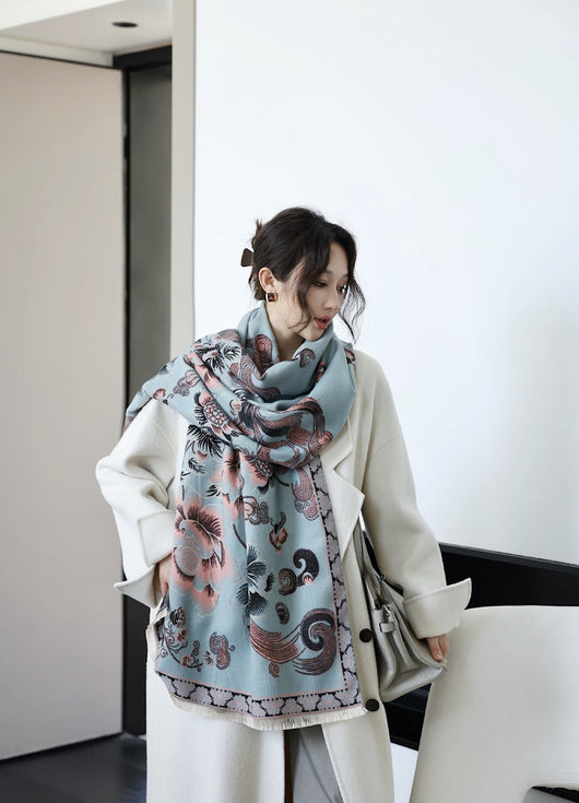 Chal Versátil de Oficina Estilo Coreano para Otoño e Invierno - Image 29