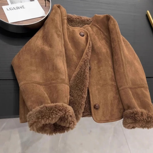Chaqueta de Polar Estilo Coreano para Mujer - Image 3