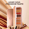 Paleta de Sombras 8 Colores con Rubor y Polvo Matificante Textura Mousse