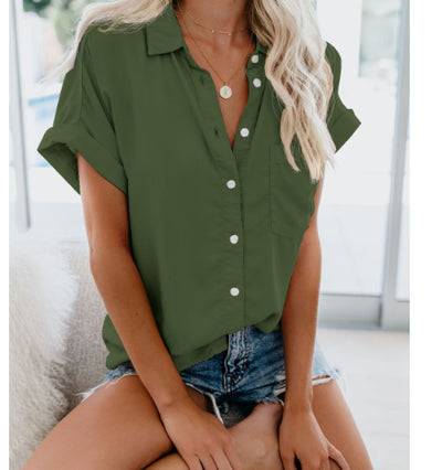 Blusa Tipo Camisa para Mujer con Cuello Solapa y Botones - Image 14
