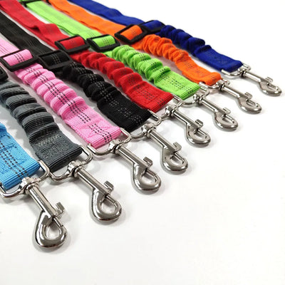 Arnés de Seguridad Ajustable para Perros en Auto con Cuerda Elástica Reflectante - Image 16